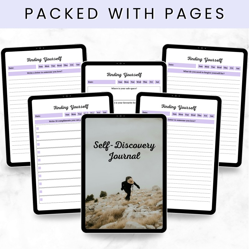 Self discovery journal printable (freebie)