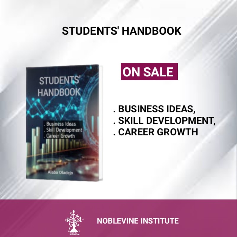 STUDENTS' HANDBOOK: Business Ideas, Skill Development and Career Growth