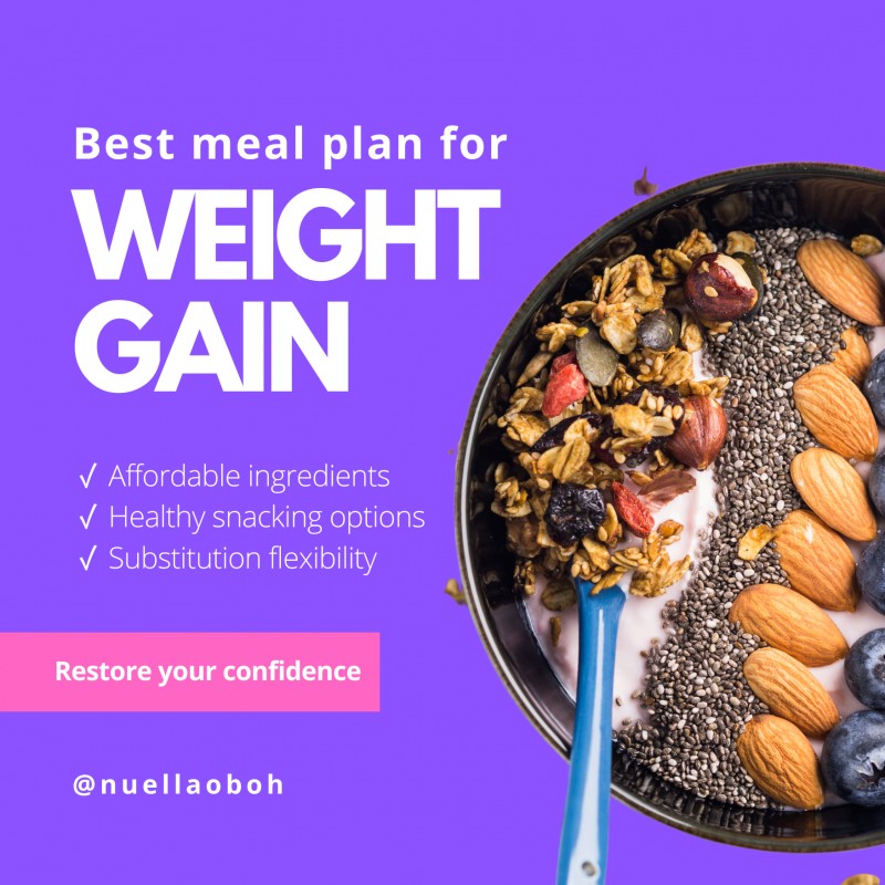 Weight Gain Meal Plan