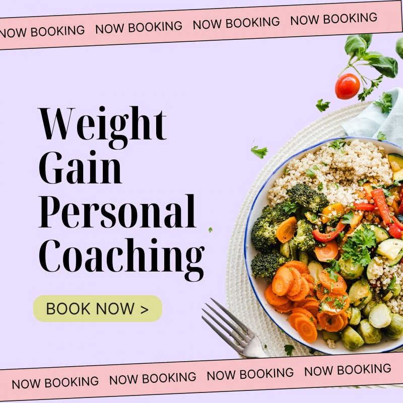 Weight gain Personal Coaching