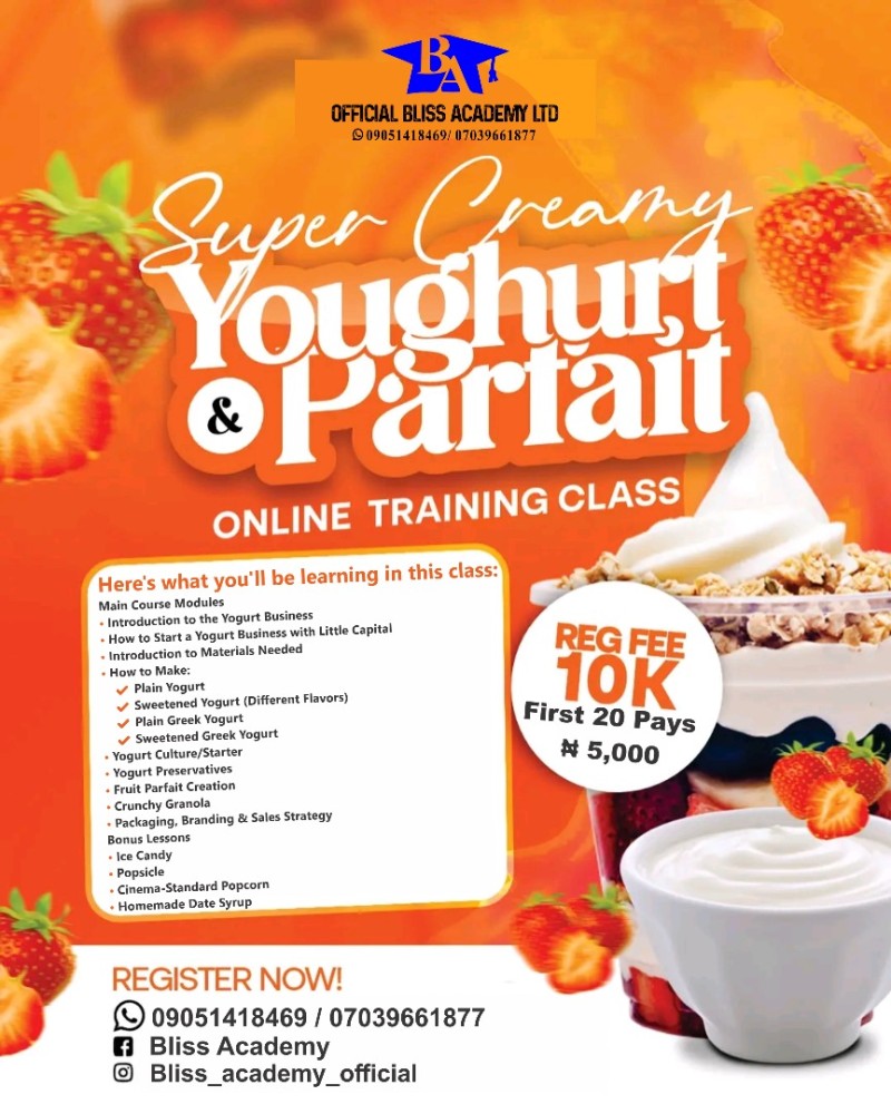 Yogurt & Parfait Profit Hub Learn the skill. Launch the business. Make consistent sales.