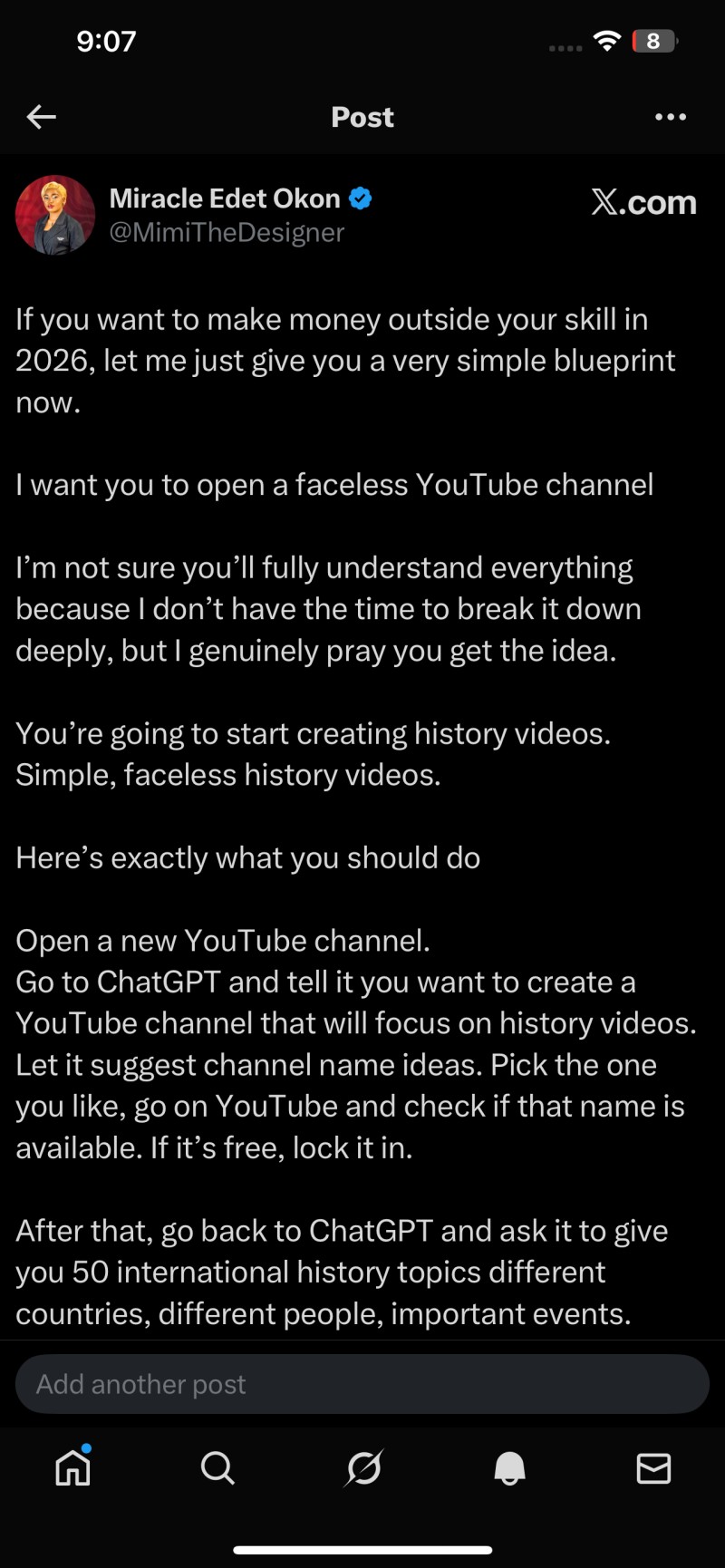 Buy YouTube Faceless Channel Full Course by Miracle Edet Okon on Selar