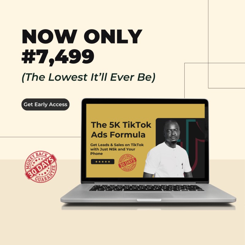 THE 5K TIKTOK ADS FORMULA