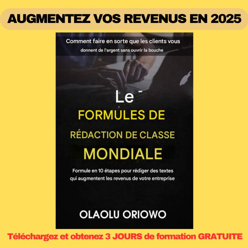 Formules de rédaction