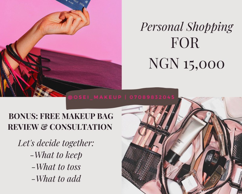 Beauty Consultation & Makeup Personal Shopping