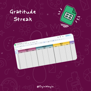 GRATITUDE STREAK