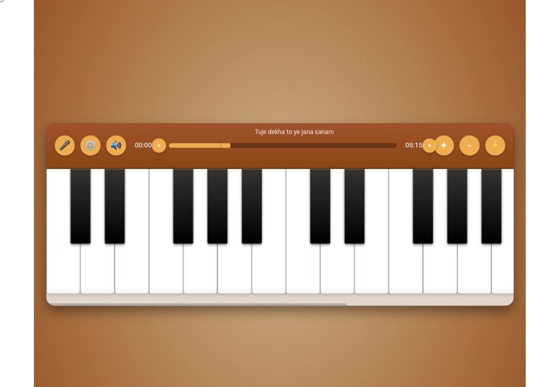 Piano App HTML Code File download