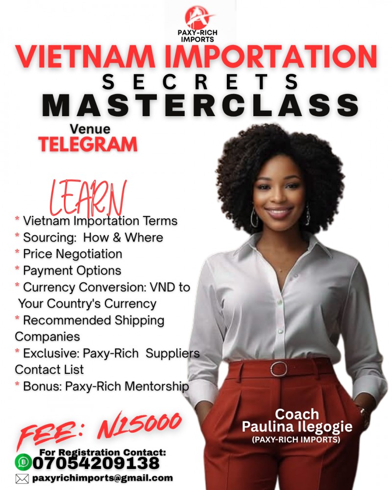 VIETNAM IMPORTATION MASTERCLASS