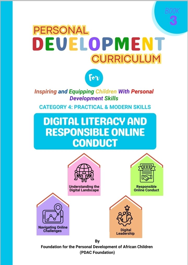 Digital Literacy & Responsible Online Conduct Curriculum, Workbooks, and Training Slide