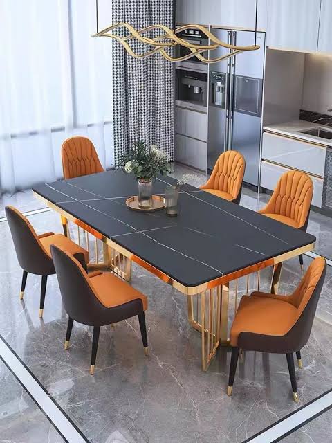 Exclusive Marble Dinning With 4, 6, 8, Chairs