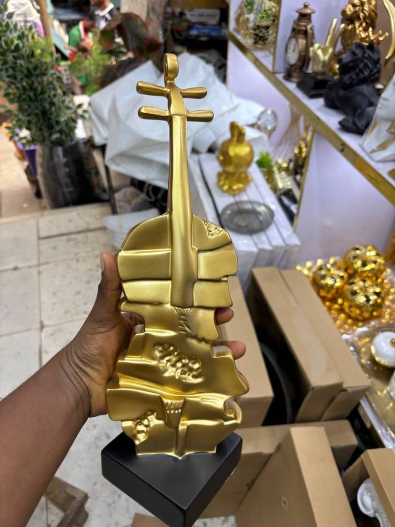 Gold Violin Decor for Homes and Offices