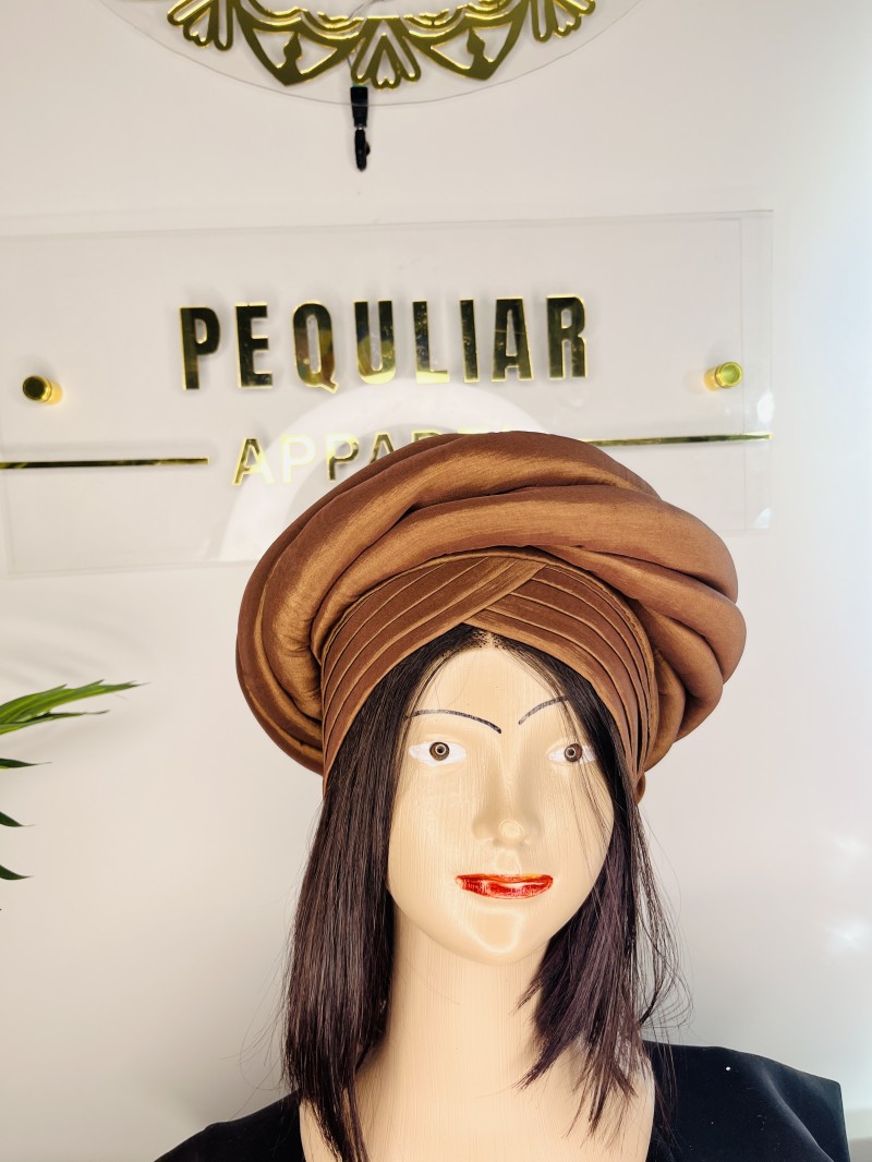 Cocoa Luxe Turban Hat