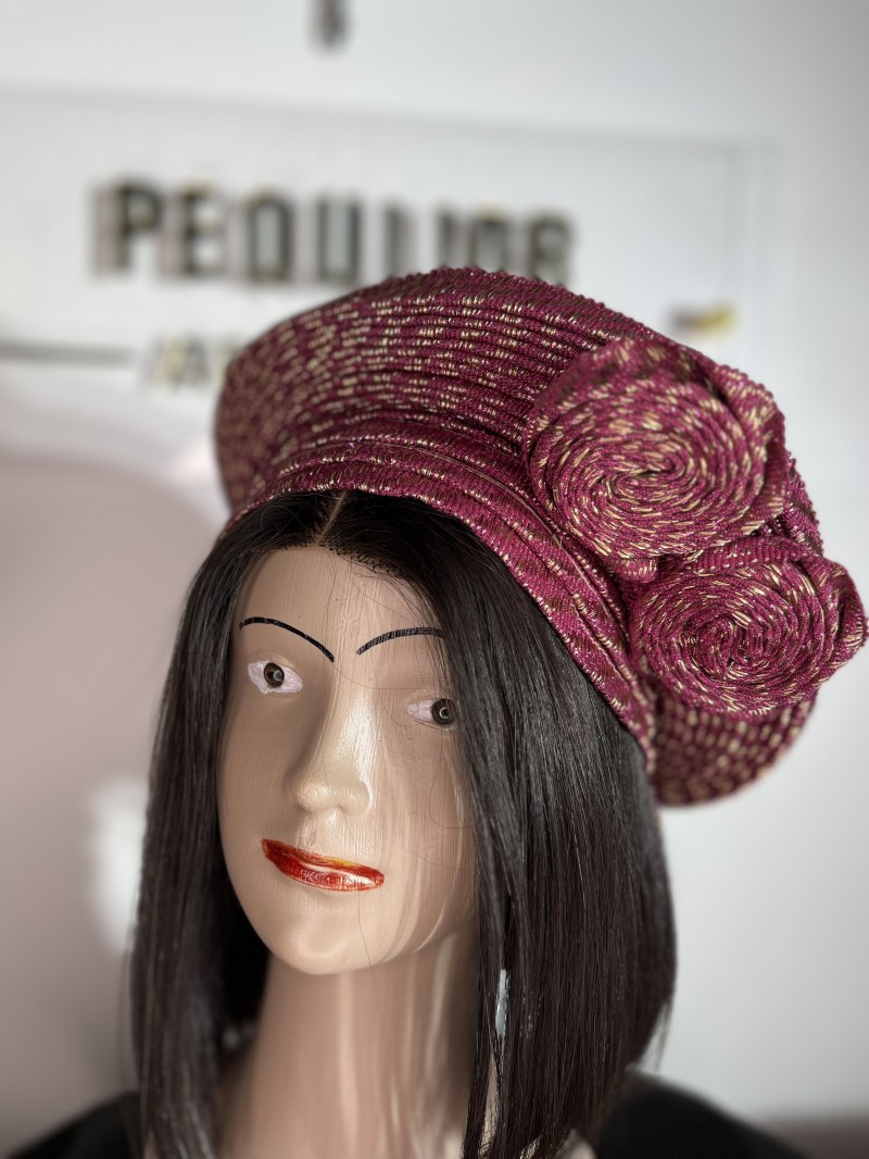 Maroon & Gold Satin Luxe Autogele