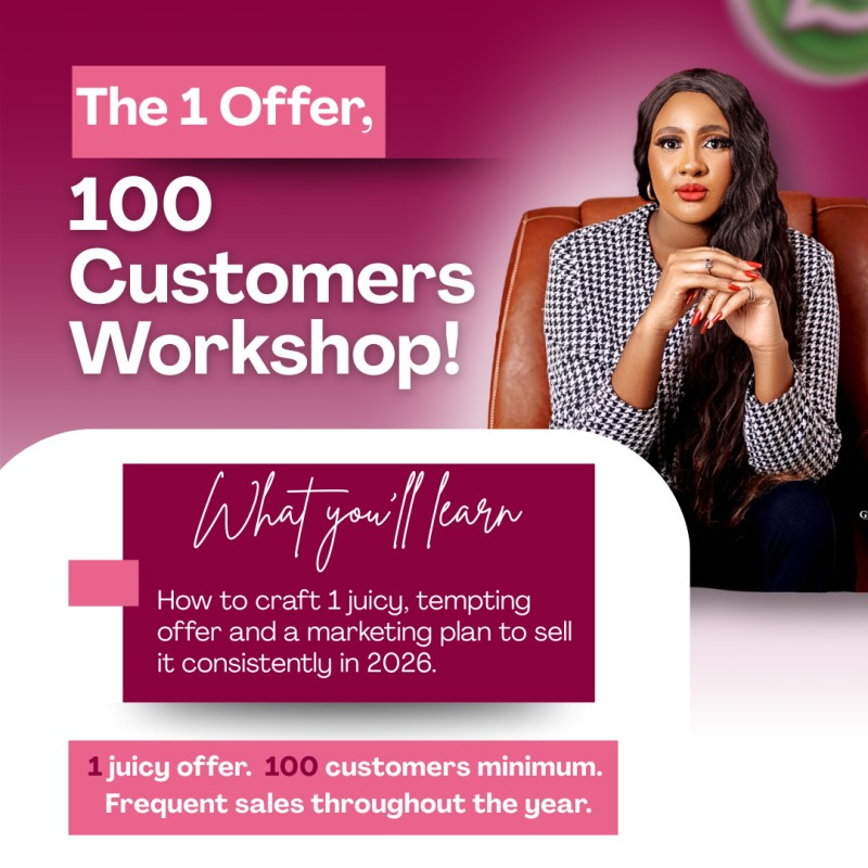 The 1 Offer, 100 Customers Workshop