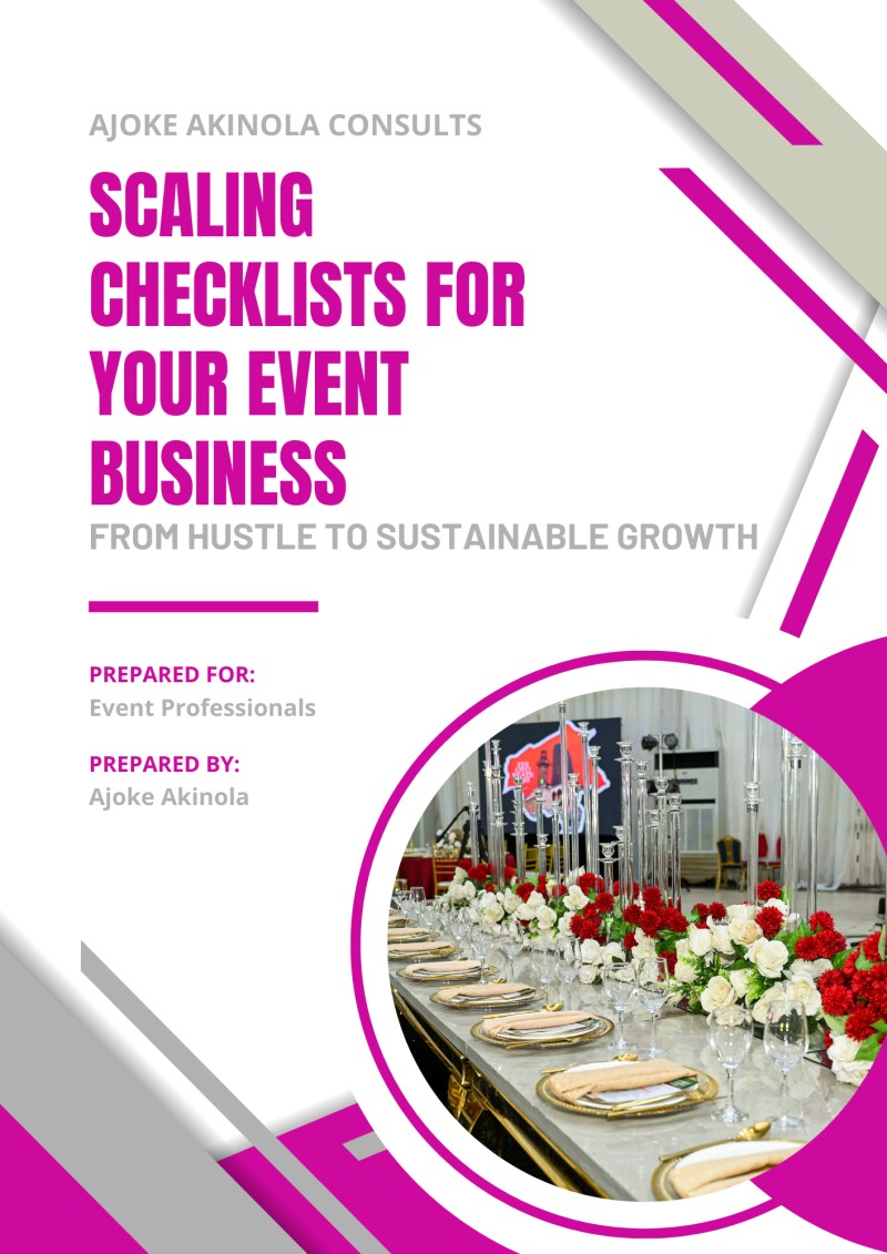 Scaling Checklist For Your Event Business