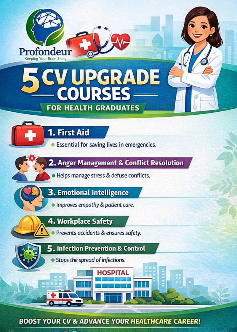 5 CV Upgrade Courses for Health Graduates (Partial Scholarship)
