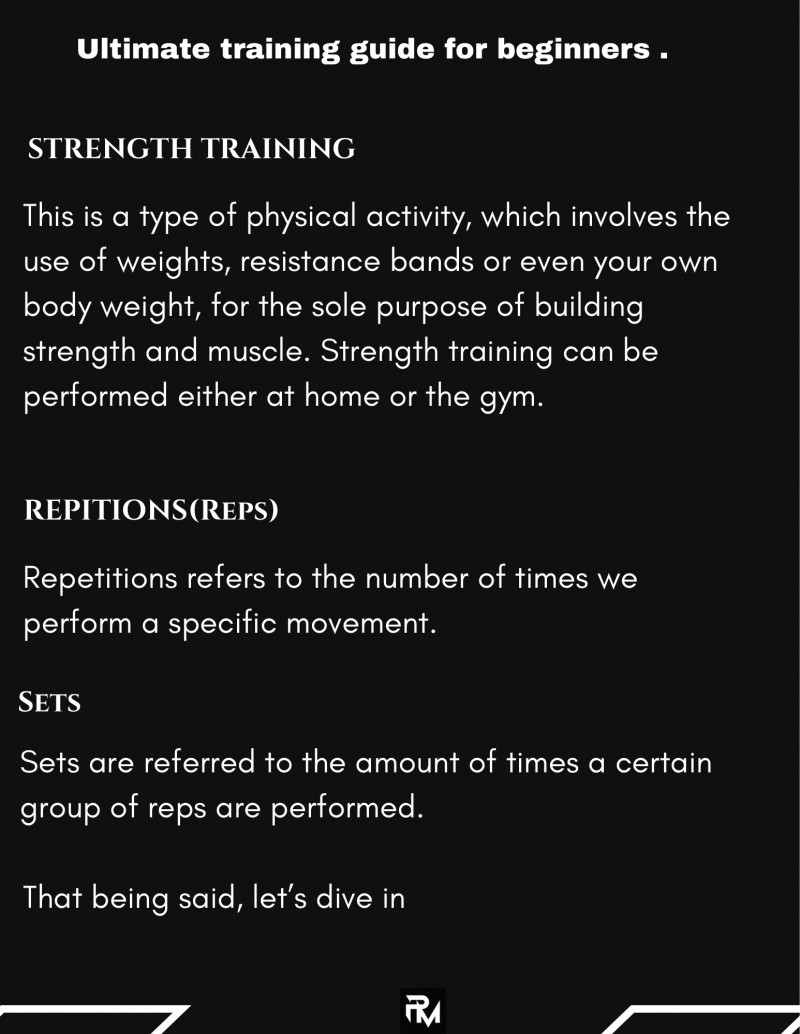 STRENGTH TRAINING: A 12WEEK BEGINNERS TRAINING GUIDE