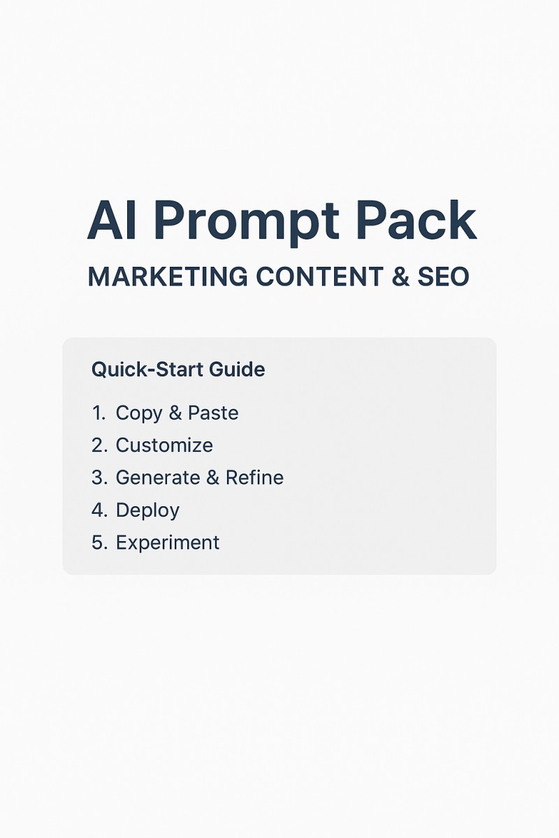 Marketing Content & SEO___AI Prompt Pack — 78 Ready-to-Use Prompts