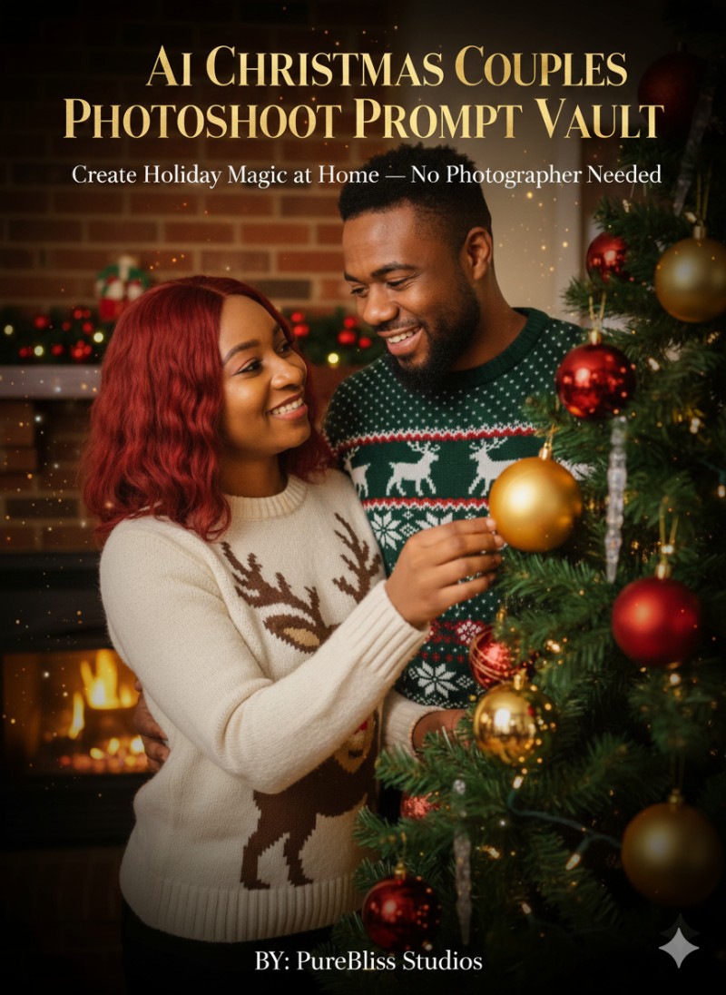 CHRISTMAS COUPLES AI PHOTOSHOOT PROMPT VAULT