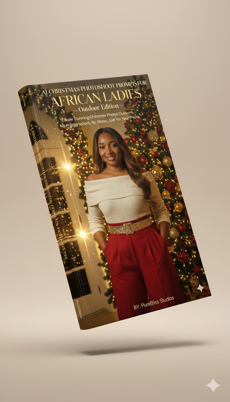 The AI Christmas Photoshoot System for African Ladies — Outdoor Edition
