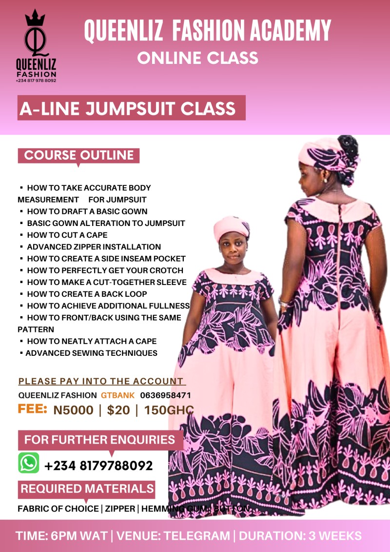 A-line Jumpsuit Class