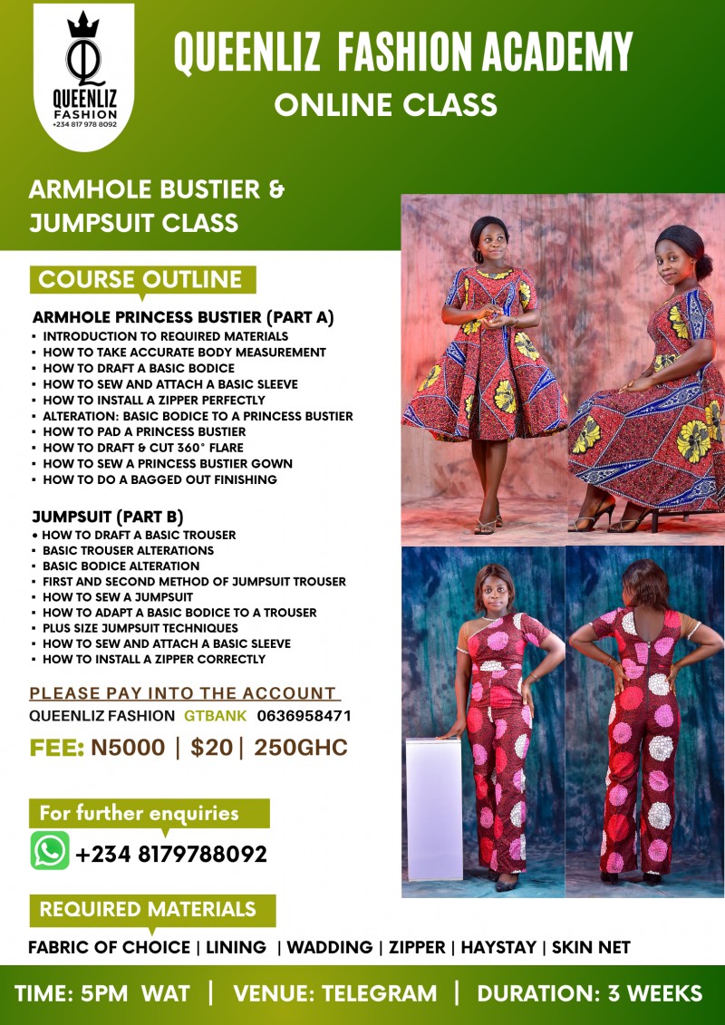 PRINCESS BUSTIER / JUMPSUIT CLASS
