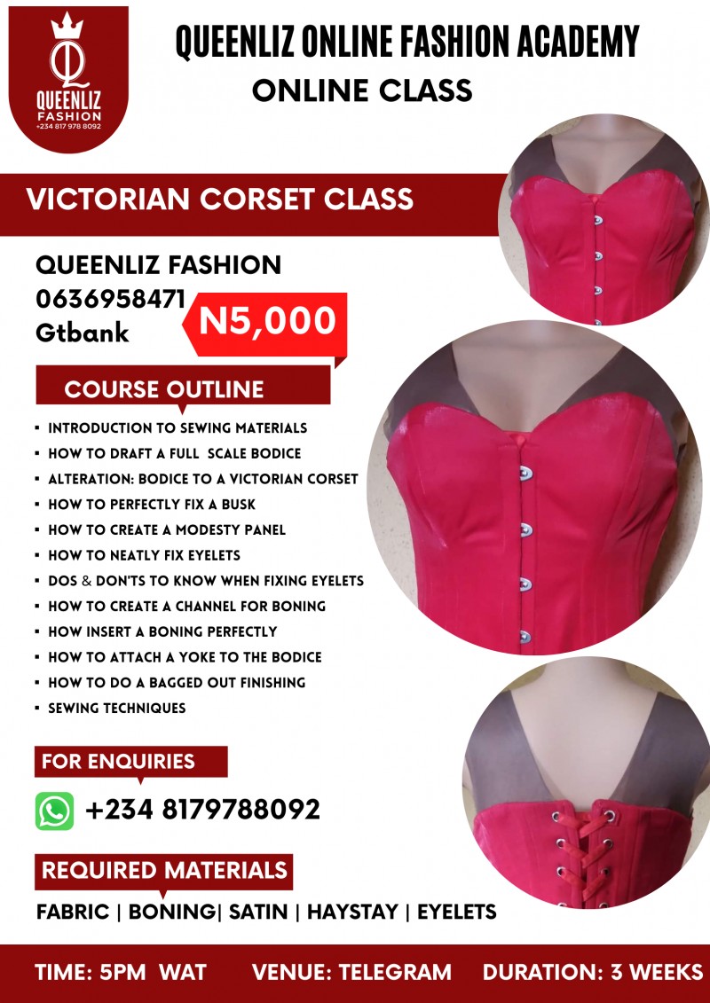 VICTORIAN CORSET CLASS