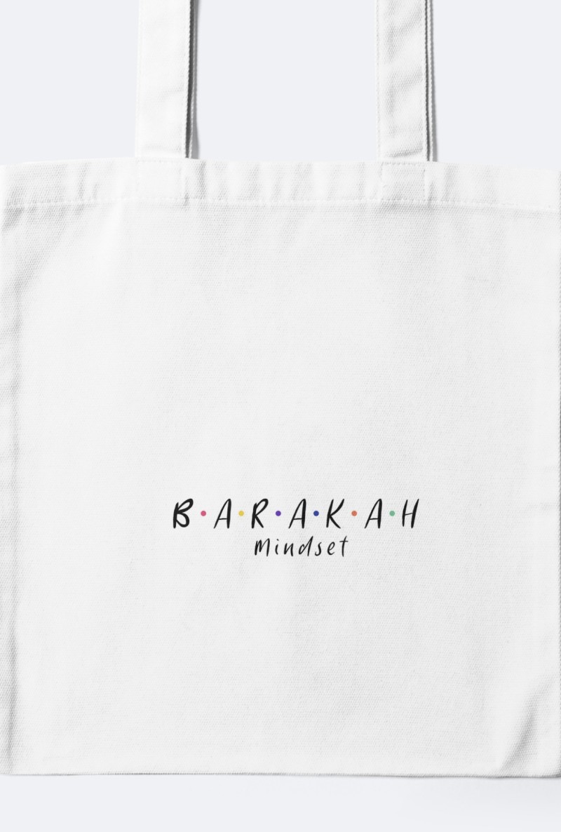 Tote bag barakah mindset