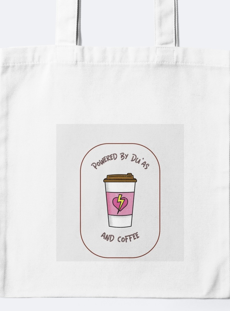 Tote bag powered by