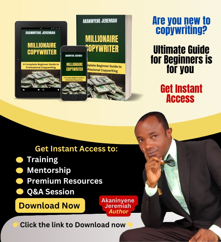 MILLIONAIRE COPYWRITER: (A Complete Beginner Guide to Professional Copywriting)