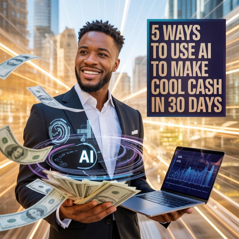 5 WAYS TO USE AI TO MAKE COOL CASH IN 30 DAYS