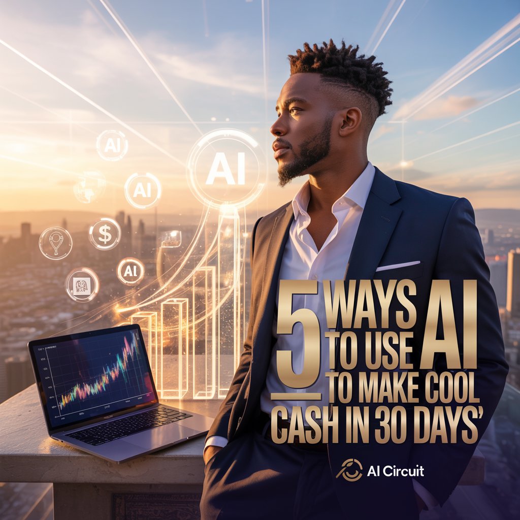 5 WAYS TO USE AI TO MAKE COOL CASH IN 30 DAYS
