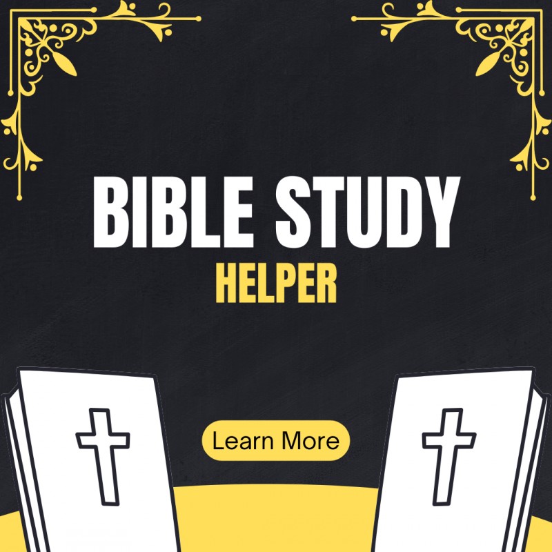 Bible Study Helper Custom GPT: Transform Your Spiritual Growth with Personalized Scripture Study