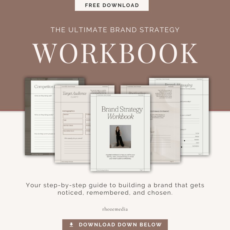 Free Brand Strategy Workbook