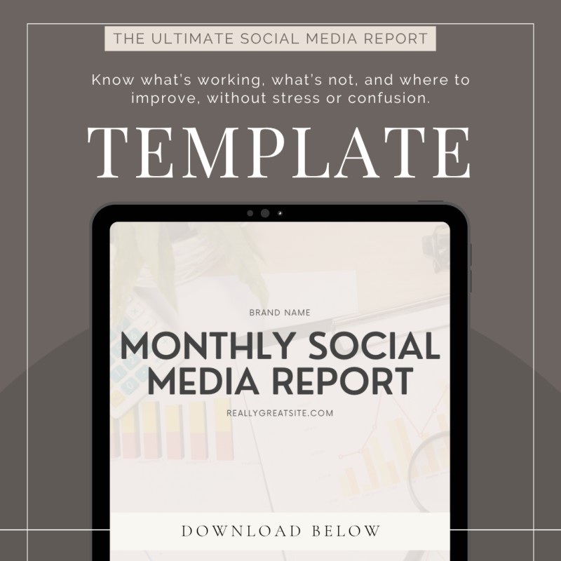 Social Media Monthly Report
