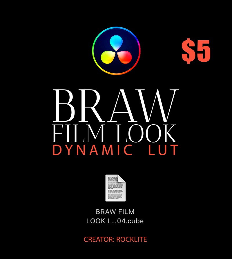 BRAW - FILM LOOK DYNAMIC LUT