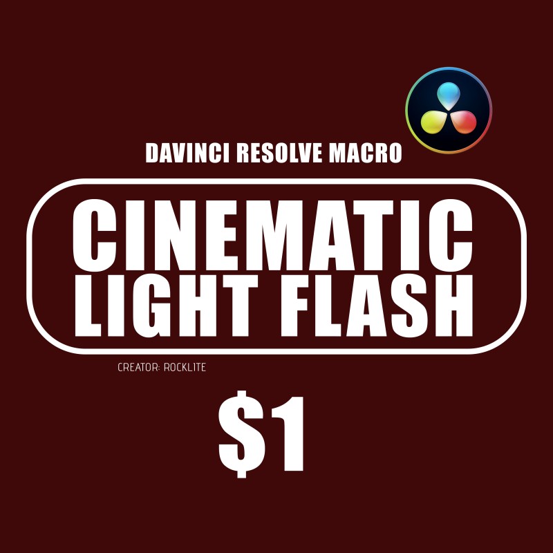CINEMATIC LIGHT FLASH (DaVinci Resolve Macro)