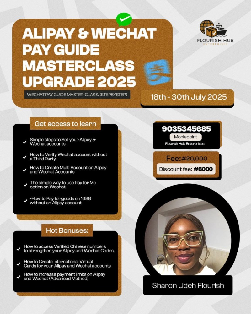 ALIPAY AND WECHAT PAYMENT MASTERCLASS UPGRADE 2025