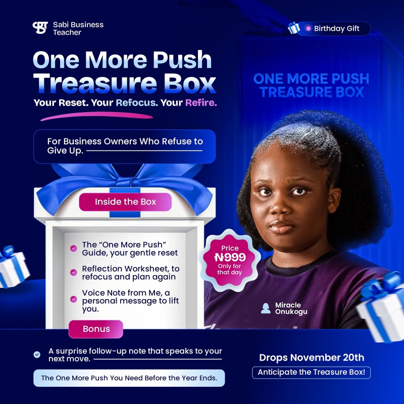ONE MORE PUSH TREASURE BOX