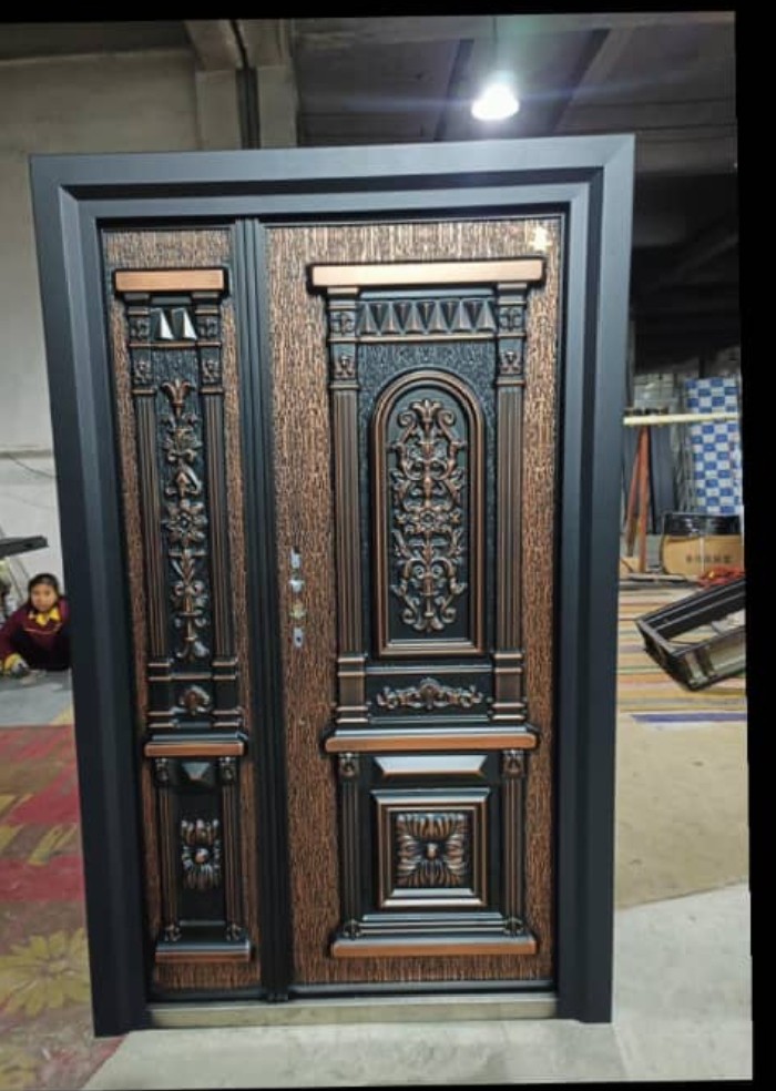 Royal Steel Security Door – Premium Antique Design