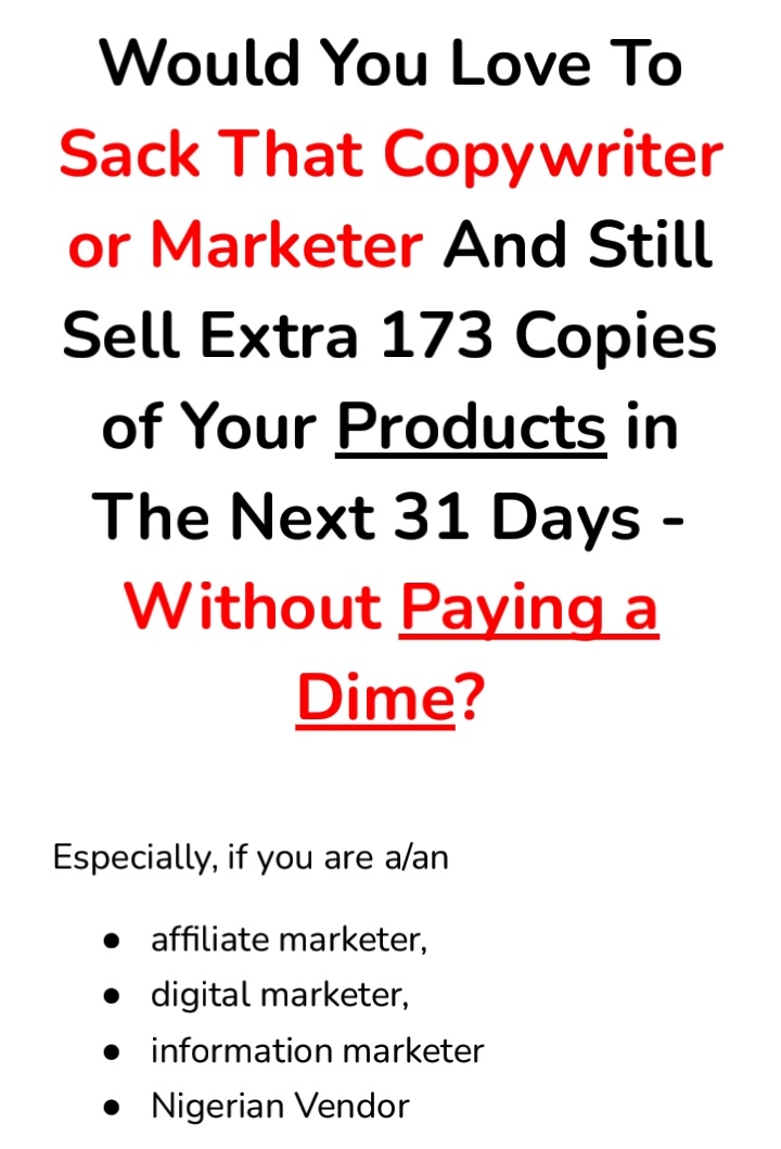 Black Marketing