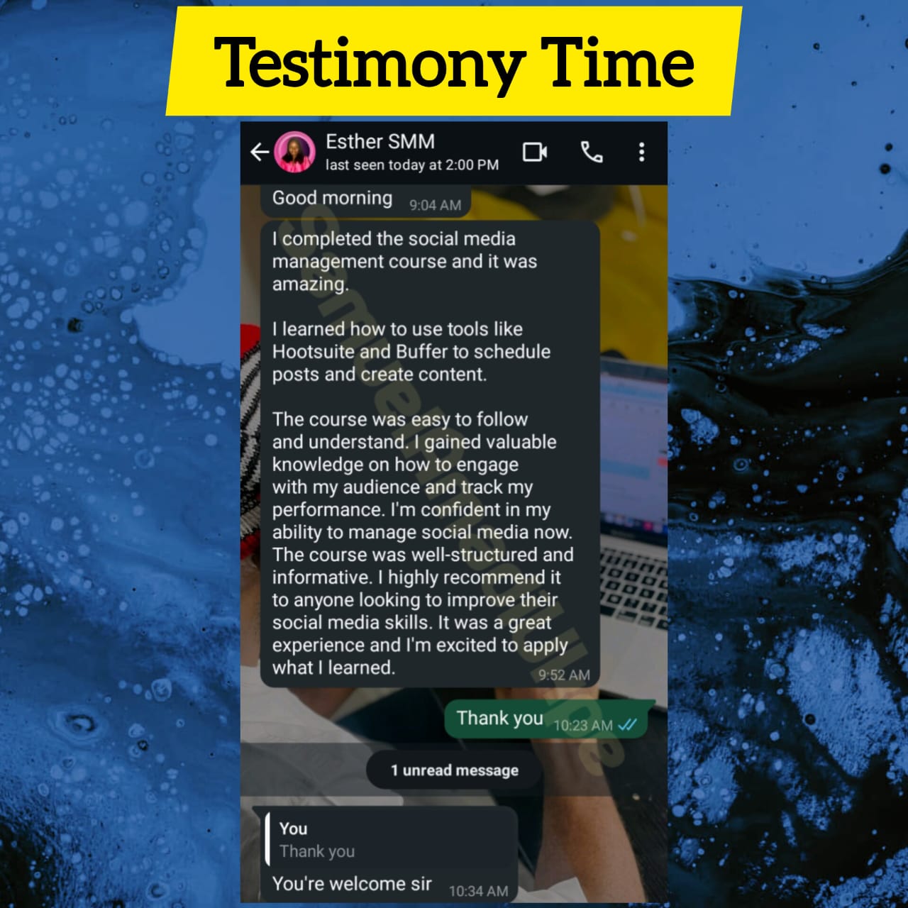 Customer review 1