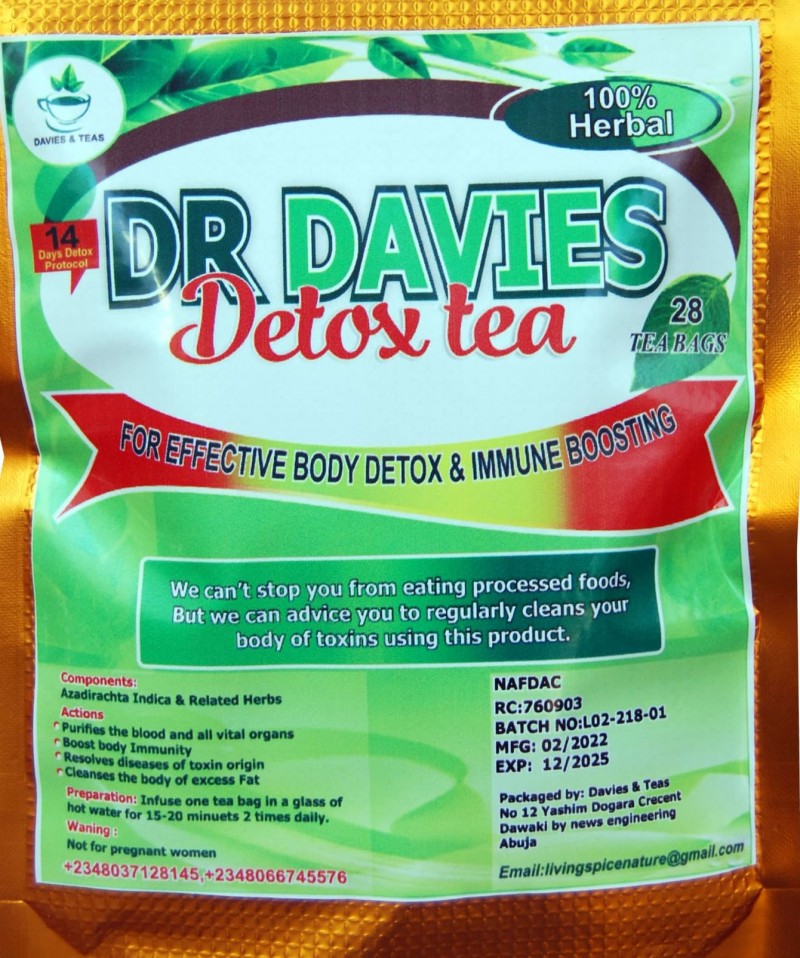 Dr Davies Detox Tea