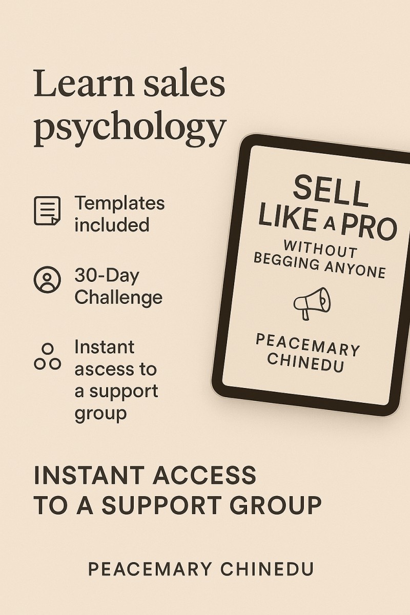 SELL LIKE A PRO WITHOUT BEGGING ANYONE