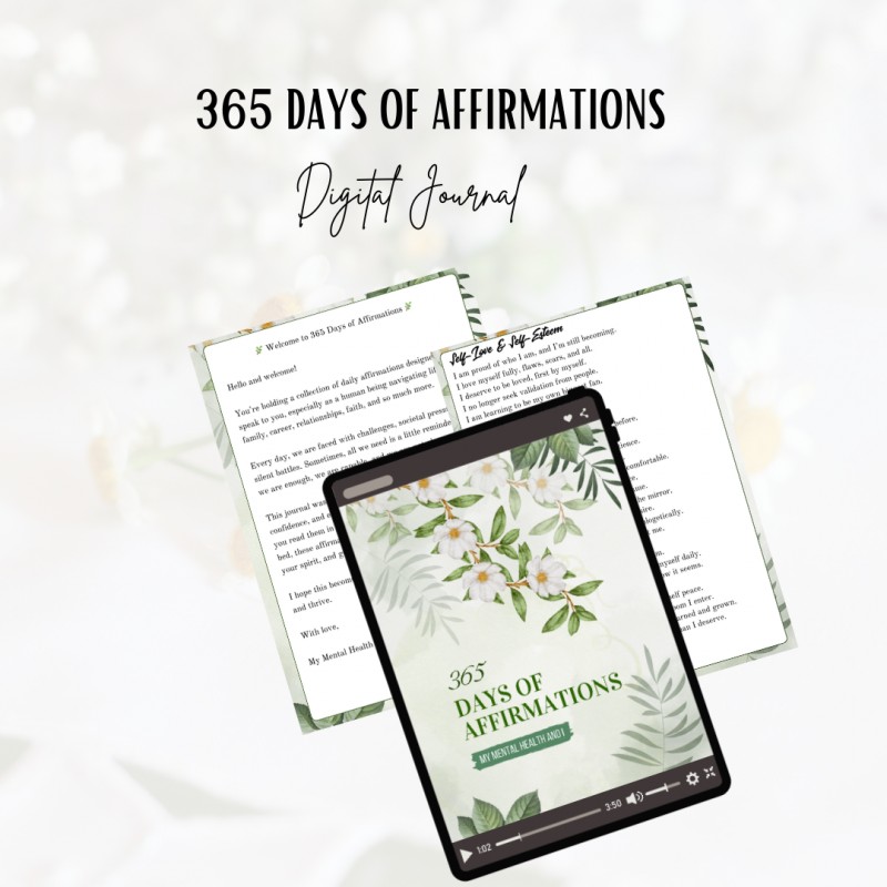 365 Days of Affirmations - A Daily Guide to Self-Love, Strength, and Growth