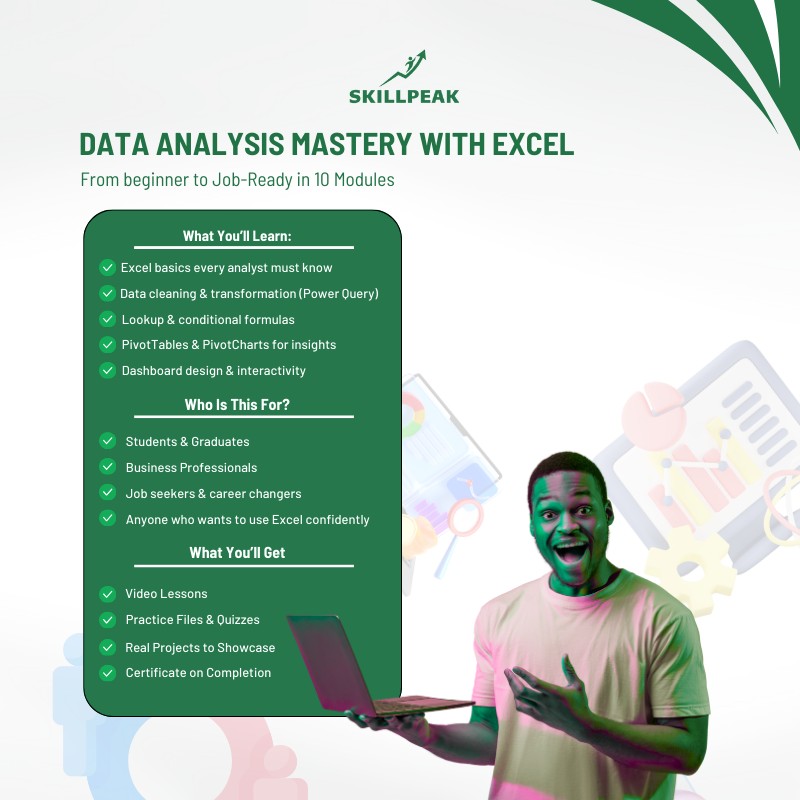 Data Analysis Mastery with Excel