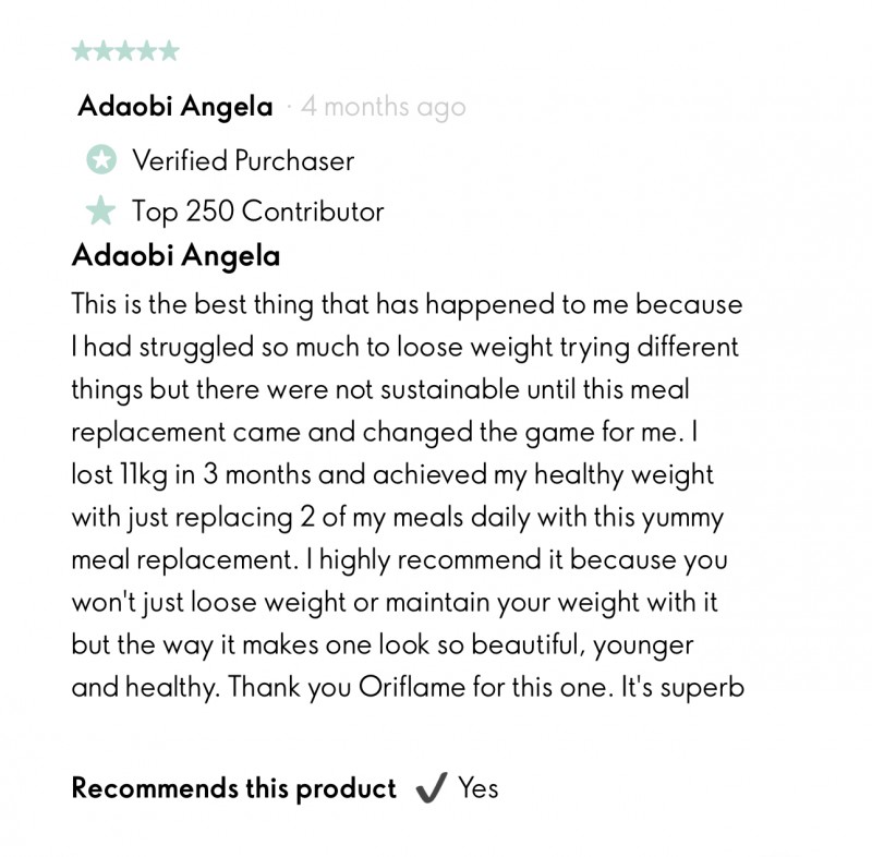 Customer review 1