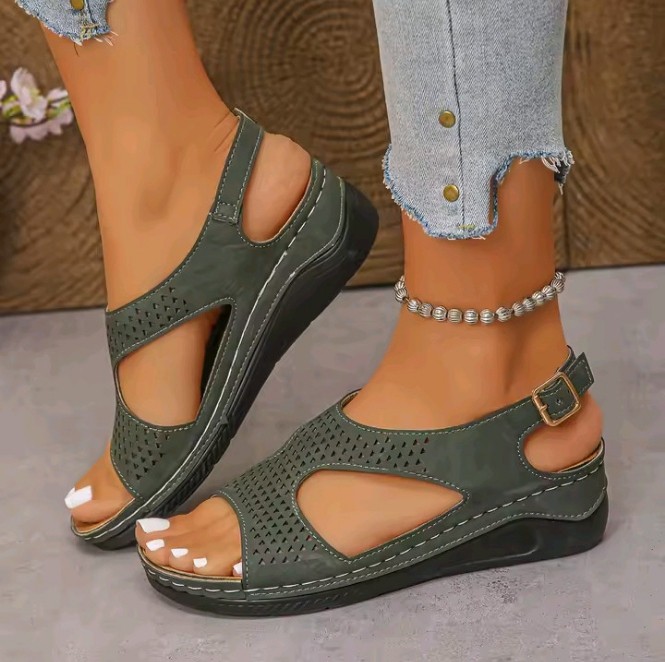 2025 Women's Wedge Sandals – Stylish, Breathable & Comfortable
