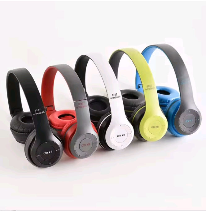 Foldable Bluetooth headset.