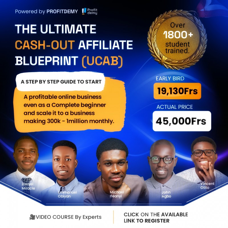 Ultimate Cashout Affiliate Blueprint (UCAB)